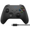 SIMPLETEK - Controller Wireless Gaming Ergonomico - USB-C - Carbon Black | Compatibile con Xbox X S One Series, Compatibile con Android e Windows, Compatibile con iOS, Bluetooth, jack audio 3,5 mm
