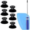 OnlyTech - Set di 6 Joystick sostitutivi per Controller Xbox One e Series X/S ed Elite - Nero - con Strumenti