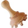 Generic Strumenti per massaggio manuale, massaggiatore a fungo in legno, tazza per massaggio modellante corpo anticellulite, adatta per collo, schiena, testa, spalle e testa