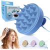 ETISEN, Massaggiatore cuoio capelluto, shampoo a secco, spazzola capelli ricci e lisci, massaggiatore testa per stimolare la crescita del cuoio capelluto (Blu)