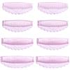 Ouligay 8 cuscinetti autoadesivi per il sollevamento delle ciglia, 4 misure, in silicone, coreano, lifting per ciglia rosa, riutilizzabili, per salone e casa