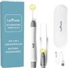 La Fluss Kit di rimozione tonsilloliti La Fluss con luce LED RICARICABILE - Rimuove i calcoli tonsillari - include Penna con Beccucci in Silicone a LED - Pinzetta per rimozione sicura a LED - Cavo usb