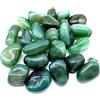 TENET - 5 PEZZI pietra naturale burattata levigata per cristalloterapia, reiki e meditazione - 18-25 mm (AGATA VERDE)
