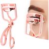 I·B·N G Curling ciglia professionale di lusso Eyelash Curler, clip ad alta pressione, impugnatura comoda (rosa)