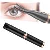 KeyoGoS Nuvaia, piegaciglia Nuvaia, piegaciglia professionale + mascara magico, ricaricabile e riscaldato, strumento per il trucco ricaricabile (nero)