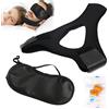 DMNQ Air Flow Jaw Strap Breathable Snoring Chin Sleep Strap Anti Russare Cinturino Sottogola Regolabile e Traspirante Sottogola Anti-Russamento per Uomini e Donne Che Dormono