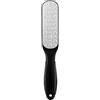 Generic Lima per piedi in acciaio inox 304, doppia faccia rimozione calli per la pelle dei piedi, strumenti per la cura dei piedi, rimozione della pelle morta (nero)