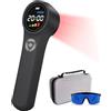 Frovab Dispositivo terapeutico a luce rossa, 4x980 nm 4x810 nm 16x660 nm | portatile luce a infrarossi, Fisioterapia per il relax e il sollievo dal dolore, 4 livelli di intensità, 1 a 60 minuti