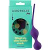 AMORELIE Joy - 75 g di sfere d'amore Glow | Allenatore per pavimenti pelvici da donna | Impermeabile | in silicone
