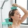 Generic Spazzola per shampoo con impugnatura portatile, massaggio del cuoio capelluto per la cura dei capelli della doccia, strumento portatile per districare e pulire per uso domestico e in viaggio