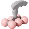Generic Rullo massaggiatore muscolare, con design ergonomico, dispositivo massaggiante per corpo, cervicale, strumento facile da usare, accessorio portatile per massaggi per stanze, 20 x 10 x 23 cm