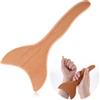 WY LIGHTING LEVEL Gua Sha - Strumento per massaggi in legno per drenaggio linfatico, rimozione della cellulite e scolpire il corpo, massaggiatore anticellulite con una mano per alleviare la tensione muscolare