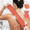 Generic Set da bagno esfoliante, scrubber per la schiena della doccia, scrubber per il corpo, spugna da bagno, guanto da doccia, accessori essenziali per la doccia in casa, spa e viaggi