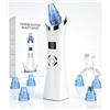 Focenat Aspiratore Punti Neri,Punti neri rimozione,Blackhead Remover Vacuum,Elettrico Comedone,Aspirapolvere Viso,con 6 Testine e 5 Modalità di Aspirazione,per Tutti i Tipi di Pelle