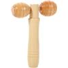 Generico Rullo massaggiante portatile, massaggiatore muscolare - Massaggiatore muscolare manuale portatile | Strumento per massaggio in legno naturale per collo, schiena, gambe e viso