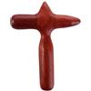 Generic Bastone per massaggio ai piedi con martello a croce in legno, bastone per massaggio riflessologico, per viso, piede, mano, collo, schiena e vita (palissandro)