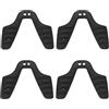 VGOL 4 naselli antiscivolo in silicone nero clip naselli per occhiali da sole da ciclismo occhiali sportivi in silicone antiscivolo naselli apertura 3 mm