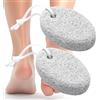 Generic Confezione da 2 pietre pomice per piedi - Set per la cura dei piedi doppio esfoliante 3,62 × 2,36 × 2,5 pollici