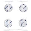 axion 4 Elettrodi pad tondi piccoli 32 mm compatibili con elettrostimolatore TENS e EMS con attacco universale a spinotto da 2mm - qualità axion | Dispositivo medico certificato