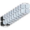Healthcare World Elettrodi TENS 5x5 cm (40 Pezzi) - Cuscinetti Adesivi Quadrati Con Connessione A Spinotto Da 2mm Per TPN, Lloyds, Tenscare, Neurotrac, Dispositivi EMS E Macchine Per Elettroterapia