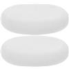 COOPHYA Set 2 Pezzi Pietre per Massaggio in Marmo Bianco Funzione Caldo e Freddo, Rilassanti per Corpo, per Spa e Uso Domestico