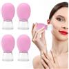 ZMDMAH 4 bicchieri in silicone rosa per il viso, per il viso e il massaggio del corpo