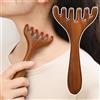 Generic 1pcs Testa Meridiano Massaggio Pettine Antistatico Dente Largo Sei Artigli Gua Sha Strumento Scratcher Spa Promuovere Massaggiatore Circolazione
