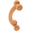 Tuxxjzm Massaggiatore rullo muscolare - Massaggiatore muscolare manuale palmare | Strumento di massaggio in legno naturale per collo, schiena, gambe e viso
