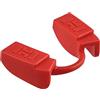 GELFORT Bocchino per sollevamento pesi per fitness e palestra, protezione per bocca Powerlifting per tutti i tipi di sport di forza, mascella bassa, nessun contatto (1PACK RED)