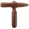 Generic Bastone per massaggio ai piedi con martello a croce, in legno, per riflessologia, per viso, piede, mano, collo, schiena e vita (legno di ala)