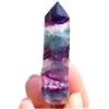 TENET - Obelisco in pietra dura naturale minerale da 7-8 cm (FLUORITE)