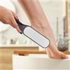 Generic Lima per piedi bifacciale - Filer professionale per pedicure per la rimozione dei calli e la riparazione del tallone, per ottenere piedi morbidi e lisci, nero