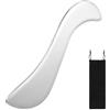 Generic 1 PC In Acciaio Inox Gua Sha Board S Strumento Massaggio Corpo Superficie Rilassamento Della Pelle Metallo Bellezza Raschiatura Piastra Collo Schiena Viso Lenisce Tensione Sacchetto di Immagazzinaggio