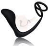 OnundOn Plug anale 3 in 1 con anello per pene e anello per testicoli, in silicone, ultra pene, plug anale e anello per testicoli per l'uomo, stimolazione della prostata, uomini estremamente analtoys