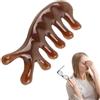 Qutalmi Pettine massaggiatore per la testa, pettine massaggiatore per cuoio capelluto - Strumento per rilassare i muscoli del corpo testa collo - Raschietto per massaggio al viso, strumento per
