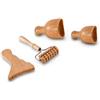 MADEROTERAPIA ESTÉTICA ESPAÑA M DORI LOP Kit legno di busto | legno | legno | ideale per massaggi | realizzato in legno di pino e loto naturale | progettato da legno estetico Spagna | Include DVD Corso