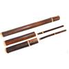 MADEROTERAPIA ESTÉTICA ESPAÑA M DORI LOP Kit per Bambuterapia Kit Massaggio Corporale e Viso Canne Bambù Bamboo (kit 6 pezzi black)