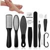 Generic Set pedicure professionale 10 in 1 per la cura dei piedi a casa - Strumenti in acciaio inox per pedicure e kit di rimozione calli