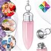 Majestic's Pendolo Esoterico QUARZO ROSA, Pendolino Radioestesia Divinatorio in Pietra Naturale di Quarzo Rosa - 19 GR [Soddisfatti o Rimborsati A VITA]