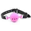 hanyi silicone traspirante Knebel SM Ball Gag regolabile FETISH BDSM Ball bocca bocca Knebel Sex pielzeug (Φ 3.5 cm)