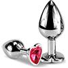 umania 2x piccolo plug anale da donna uomo Anale Piastra metallica Kit anal plug Pezzi per uomini(Ø 27 mm, Ø 35 mm)