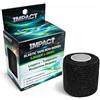 Impact - At Your Corner 3 x Impact Elastic Tape Non-Woven - Light & Grip | Tape Elastico Adesiva Leggera e Traspirante | Supporto Dinamico per Bendaggi Rapidi 5 cm x 4,5 m (3 x Tape Self Grip Flex Nero)