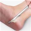 Generic Kit professionale per pedicure, confezione da 4 lime per piedi in acciaio inox e rimozione calli, raschietto per pelle morta per uomini e donne, strumenti durevoli per la cura dei piedi per la