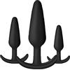 Riiriou Plug Anale in Silicone Kit Sex Toys Stimolatore Della Prostata Giocattolo Sessuale per Uomini e Donne Giocattolo Avanzato Riduttore di Pressione 3 Pezzi