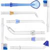 U-SMILER Ugelli di ricambio per la cura dentale, accessori per lingua, naso | 8 ugelli per idropulsore, 6 tipi di ugelli, 2 ugelli ad alta pressione, 2 testine per spazzola