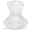 CRYSTALLOVE Fungo Gua Sha - pietra per massaggio facciale - strass - forma di fungo - per viso, occhi, gonfiore della pelle del viso - pietra da massaggio