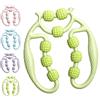 Générique Relajador De Piernas, Relajador De Piernas De 12 Rodillos, Masajeador De Pantorrillas Y Piernas, Nine Wheel Circular Leg Clamp, Circular Leg Roller, for Massage Elbow Legs (Verde)