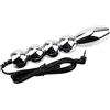 WALY-SEXME E-Stim Electrosex - Plug Anale in metallo -Elettrodo di inserzione Bipolare (Sonda) con Connessioni da 2,5 mm per Elettrostimolazione Vaginale/Anale Giocattoli Sessuali per Uomini Donne,b
