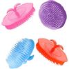 Ipetboom Massaggiatore per Chioma e Cute Capelluto 4 Pezzi in Pe Buona Tenacità e Funzionamento Manuale per Massaggi dei Chioma a Casa Colore Casuale