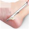 Generic Kit professionale per pedicure, confezione da 3 lime per piedi in acciaio inox e rimozione calli, raschietto per pelle morta per uomini e donne, strumenti durevoli per la cura dei piedi per la